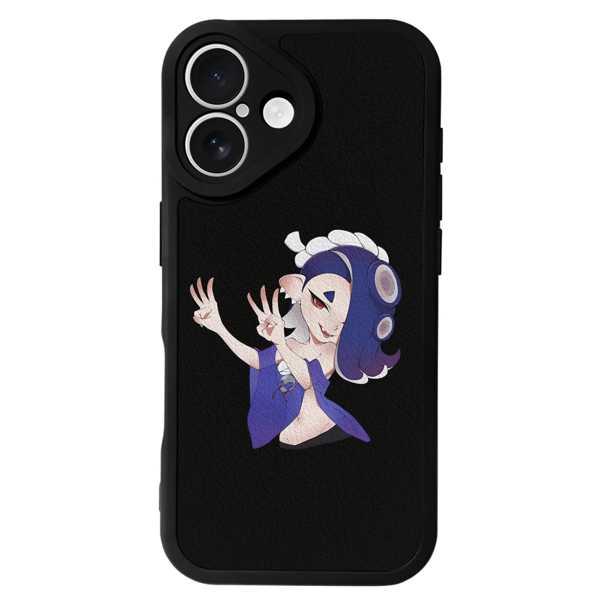 スプラトゥーン グッズ,フウカ - IPhone 16シリーズ対応 ・ シリコンスマホケース ・ レザー調 ・ 高精度フィット ・ 耐衝撃 ・ ワイヤレス充電対応 ・ 精密カット